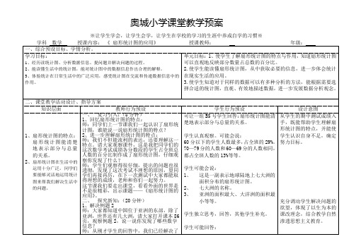 扇形统计图的应用