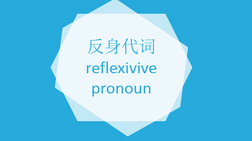 反身代词