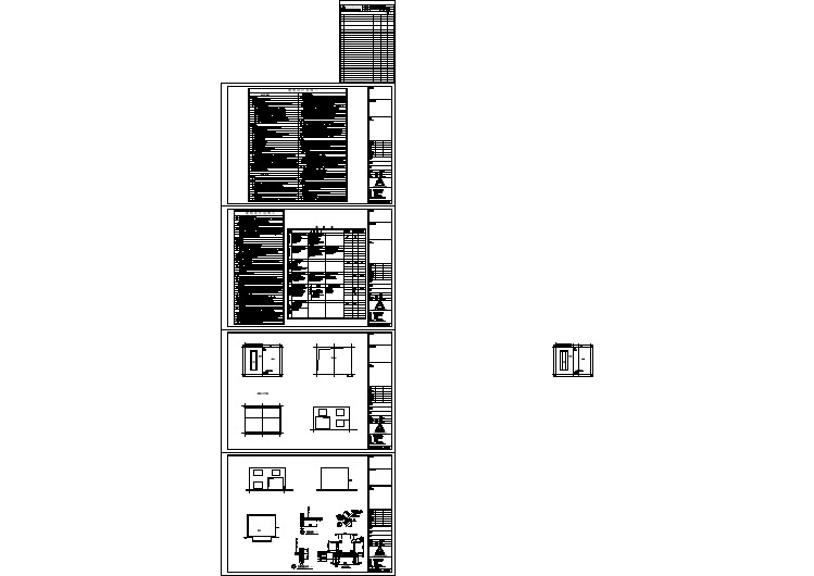 某安置小区单层垃圾站建筑设计施工图