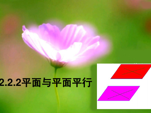 人教A版必修二高一数学《2.2.2平面和平面平行的判定》课件.pptx