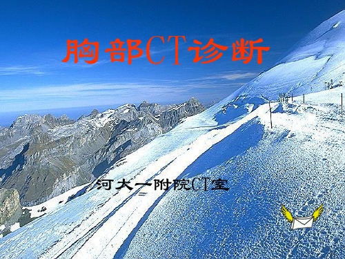 胸部CT诊断