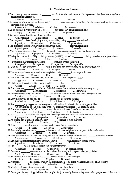 Vocabulary-and-Structure(2)