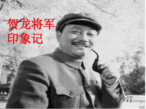 贺龙将军印象记