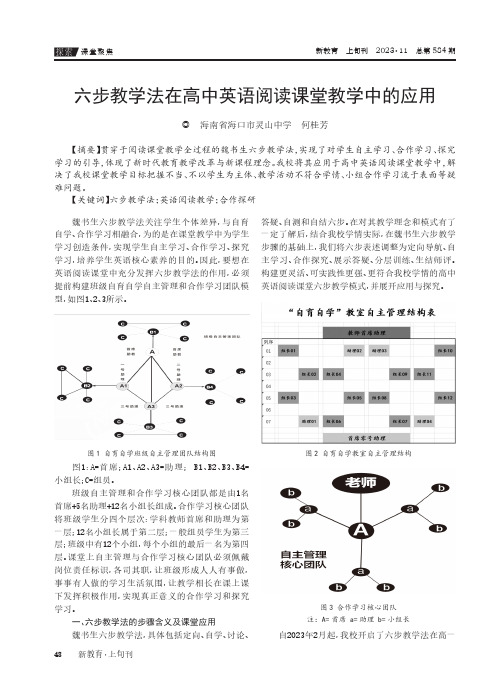 六步教学法在高中英语阅读课堂教学中的应用