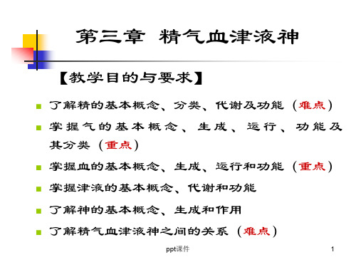 《中医饮食保健学》精气血津液神