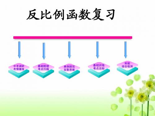 中考数学：反比例函数复习