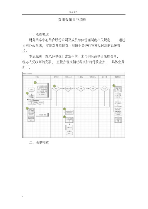 财务共享中心-费用报销流程