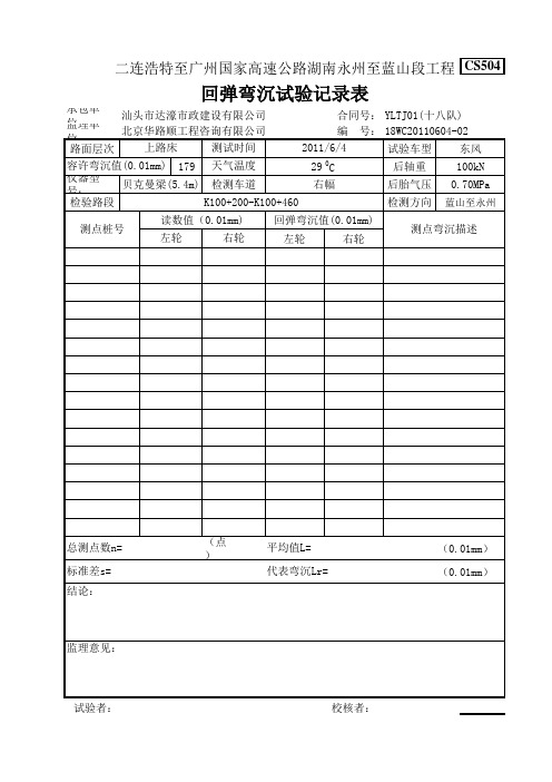 弯沉标准差计算程序