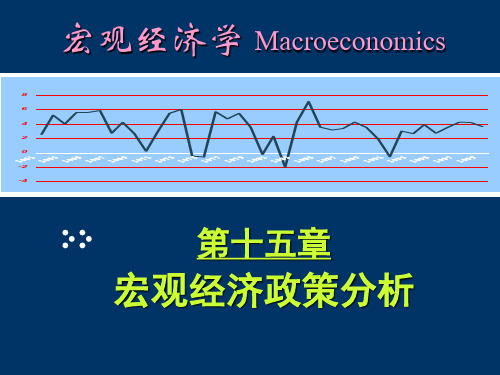 宏观经济学第章宏观经济政策分析高鸿业版课件