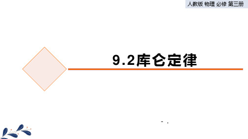 《库仑定律》PPT教学课件