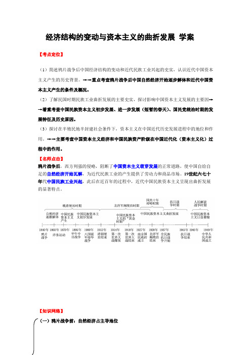[高考历史]一轮复习 经济结构的变动与资本主义的曲折发展 .doc