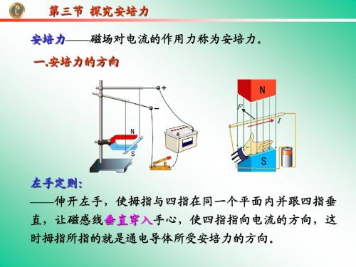 高二物理  探究安培力