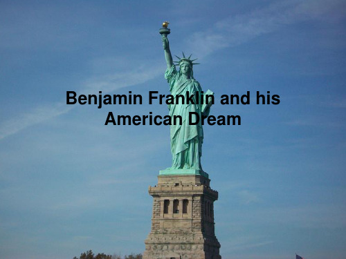 Benjamin Franklin and his American Dream~富兰克林和他的美国梦