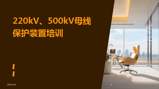 2024版220kV、500kV母线保护装置培训