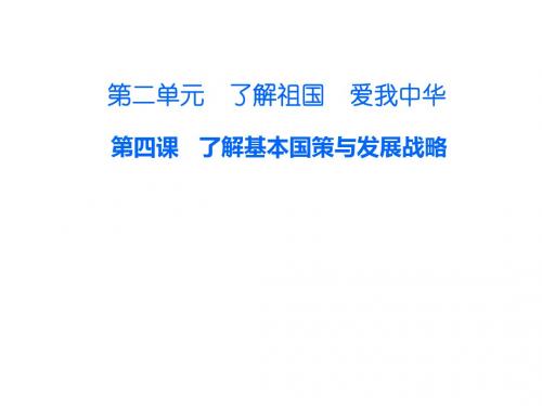 人教版九年级第二单元第五课第二框弘扬和培育民族精神(共33张PPT)