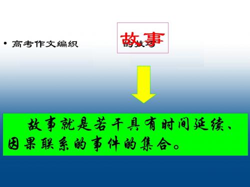 高考作文编织故事的技巧 PPT课件