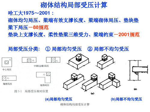 高等砌体结构201302 砌体局压