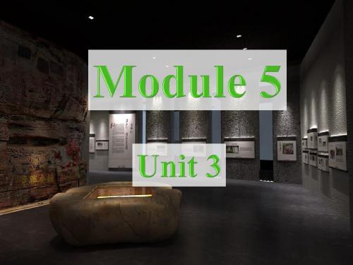 外研版九年级上册 Module 5 Museums Unit 3(共44张PPT)