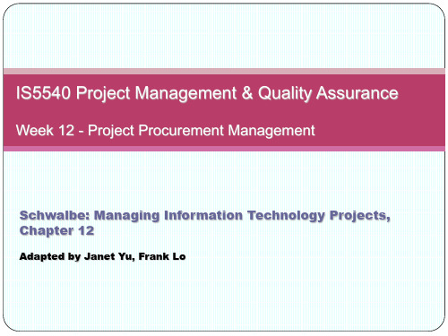 Procurement Management