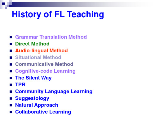 (2)TESOL(教学法approaches)