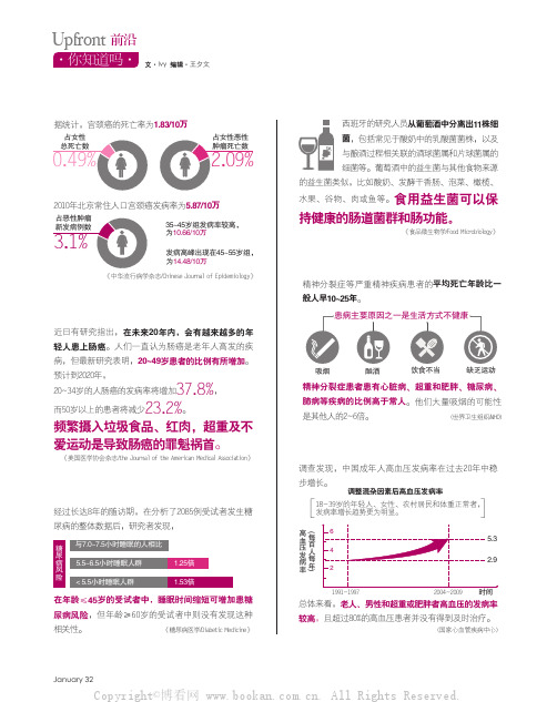 频繁摄入垃圾食品、红肉，超重及不爱运动是导致肠癌的罪魁祸首 等