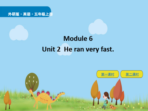 外研版小学(三起)英语五年级上册英语 Module 6 教学课件 Unit  2