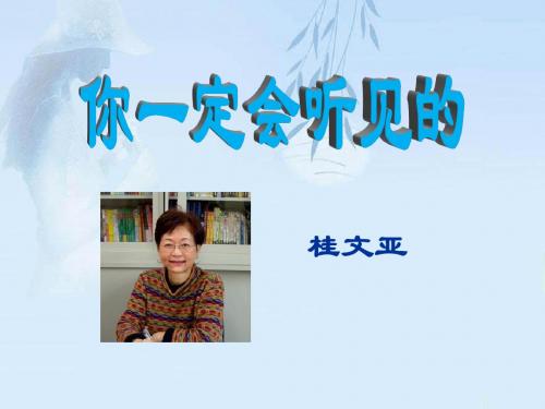 《你一定会听见的》PPT课件4