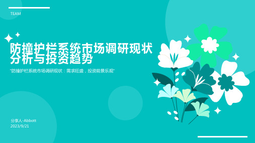 2023年中国防撞护栏系统行业发展现状分析与投资趋势调研报告