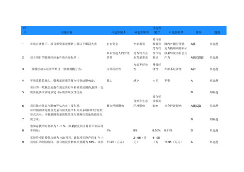 项目评估