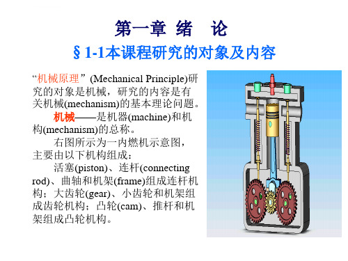 机械原理课件试讲ppt