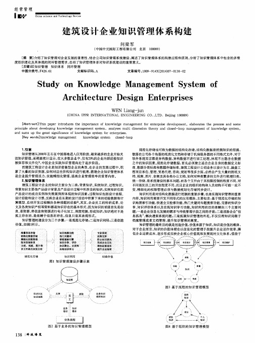 建筑设计企业知识管理体系构建