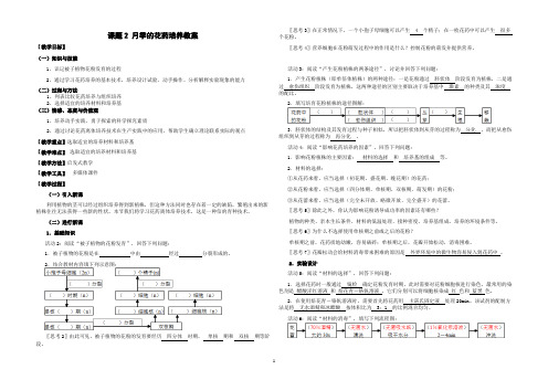 课题2月季的花药培养教案