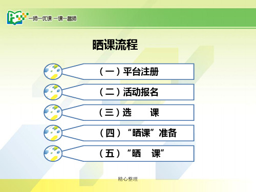 2018年教师上课晒课流程演示课件-精选.ppt