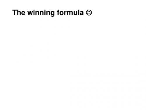 5.WinningFormula