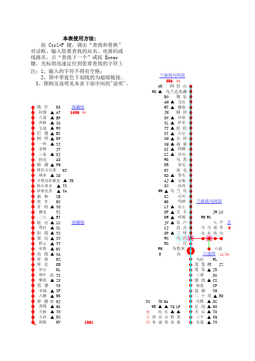 全国铁路货运营业站示意图 (1)