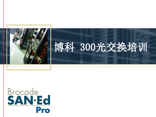 Brocade_B300光纤交换机配置