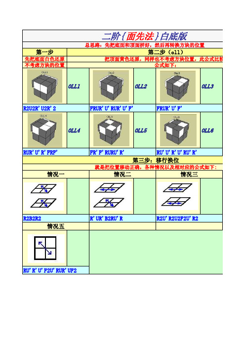 二阶魔方高级玩法