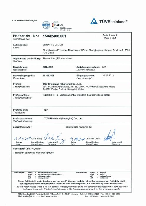 TUV测试结果report-15042408.001