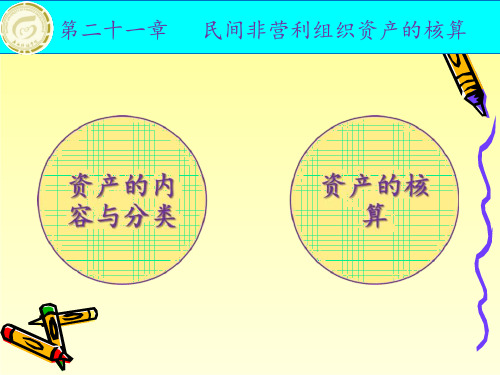 民间非营利组织会计资产和负债类325课件