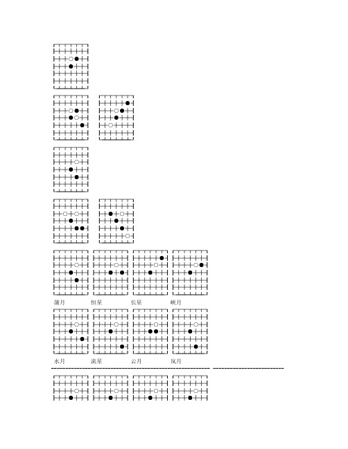 五子棋26种开局