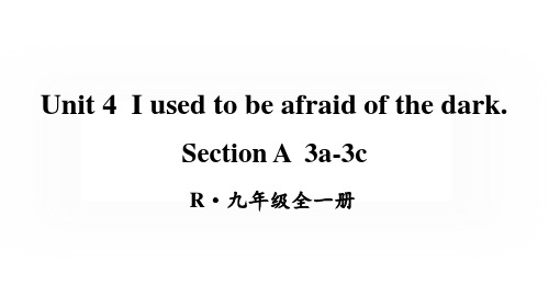 人教版九年级英语上册Unit 4第2课时(A 3a-3c)