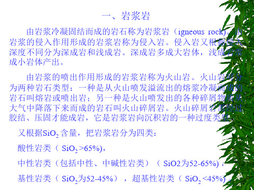 中山大学精选岩石学教学ppt课件