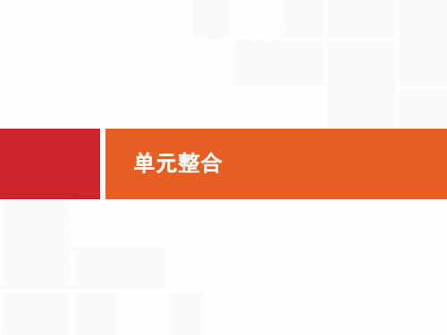 2021版山东新高考历史人教大一轮复习课件：第五单元 单元整合 当今世界政治格局的多极化趋势