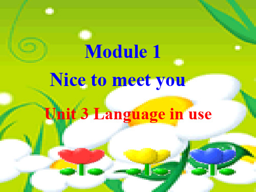 外研社英语九年级课件module 1 Unit3 课件.ppt