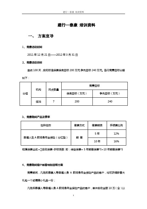 建行培训资料