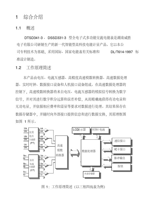 威胜电度表说明书-20页