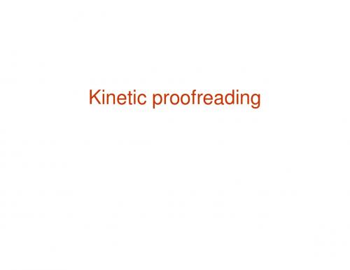 kinetic-proofreading