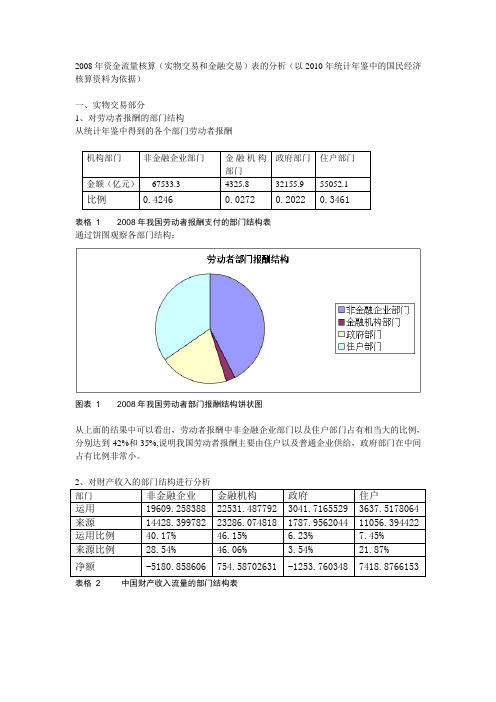 资金流量表分析