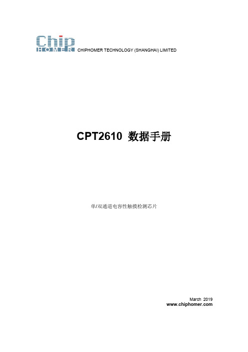 CPT2610 数据手册说明书