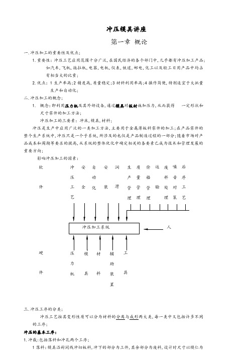 冲压模具基础知识